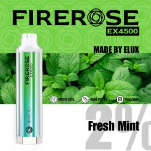 elux firerose ex4500 puffs