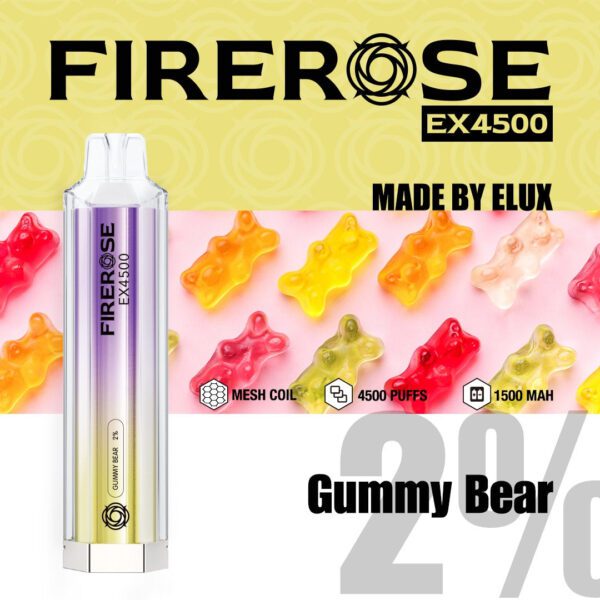 elux firerose ex4500 puffs