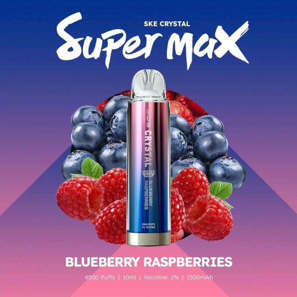 ske crystal supermax 4500 disposable vape