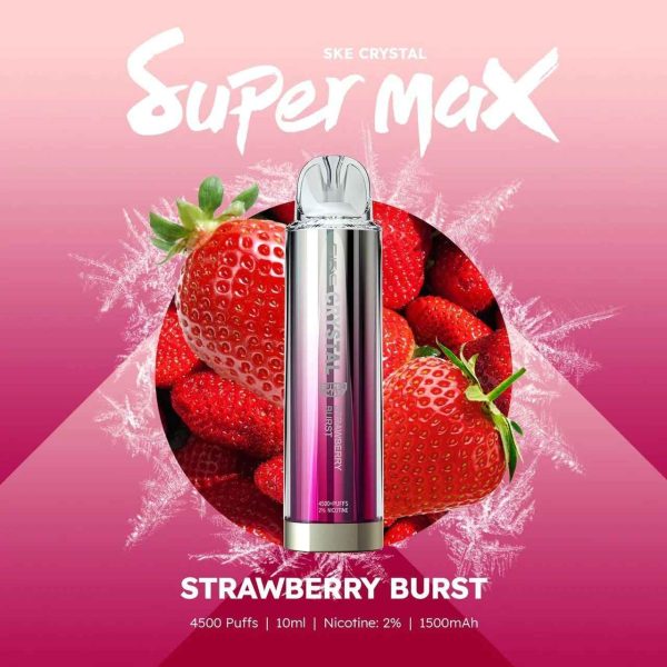 ske crystal supermax 4500 disposable vape