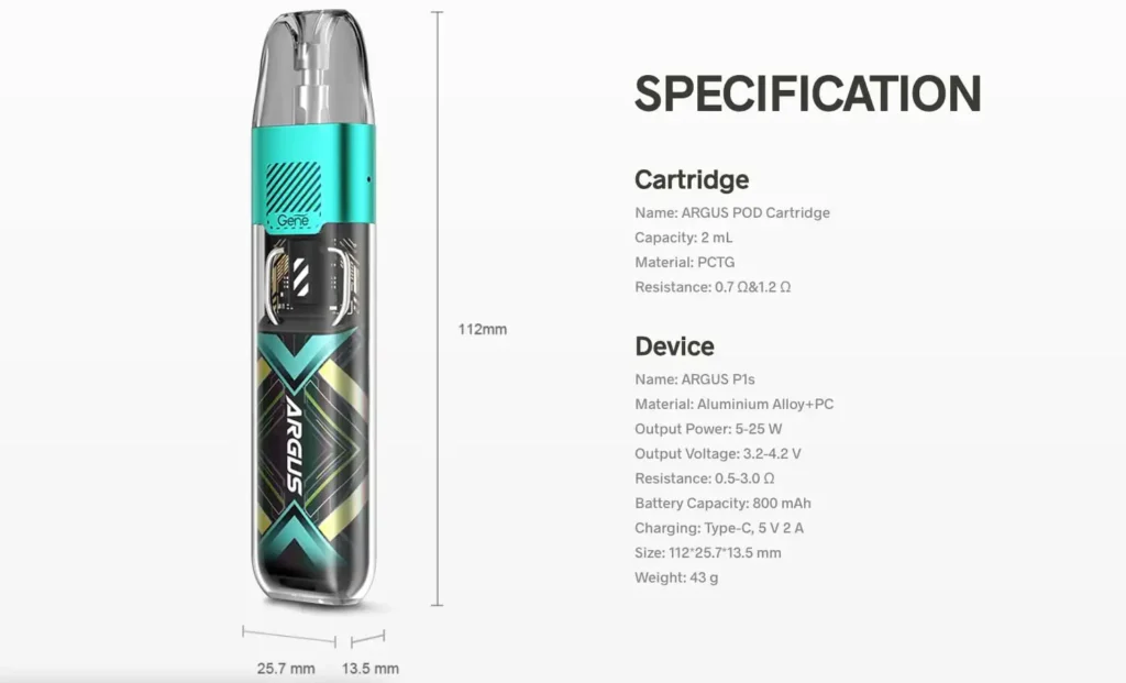 Voopoo Argus P1s Vape Kit Voopoo Argus P1s Vape Kit